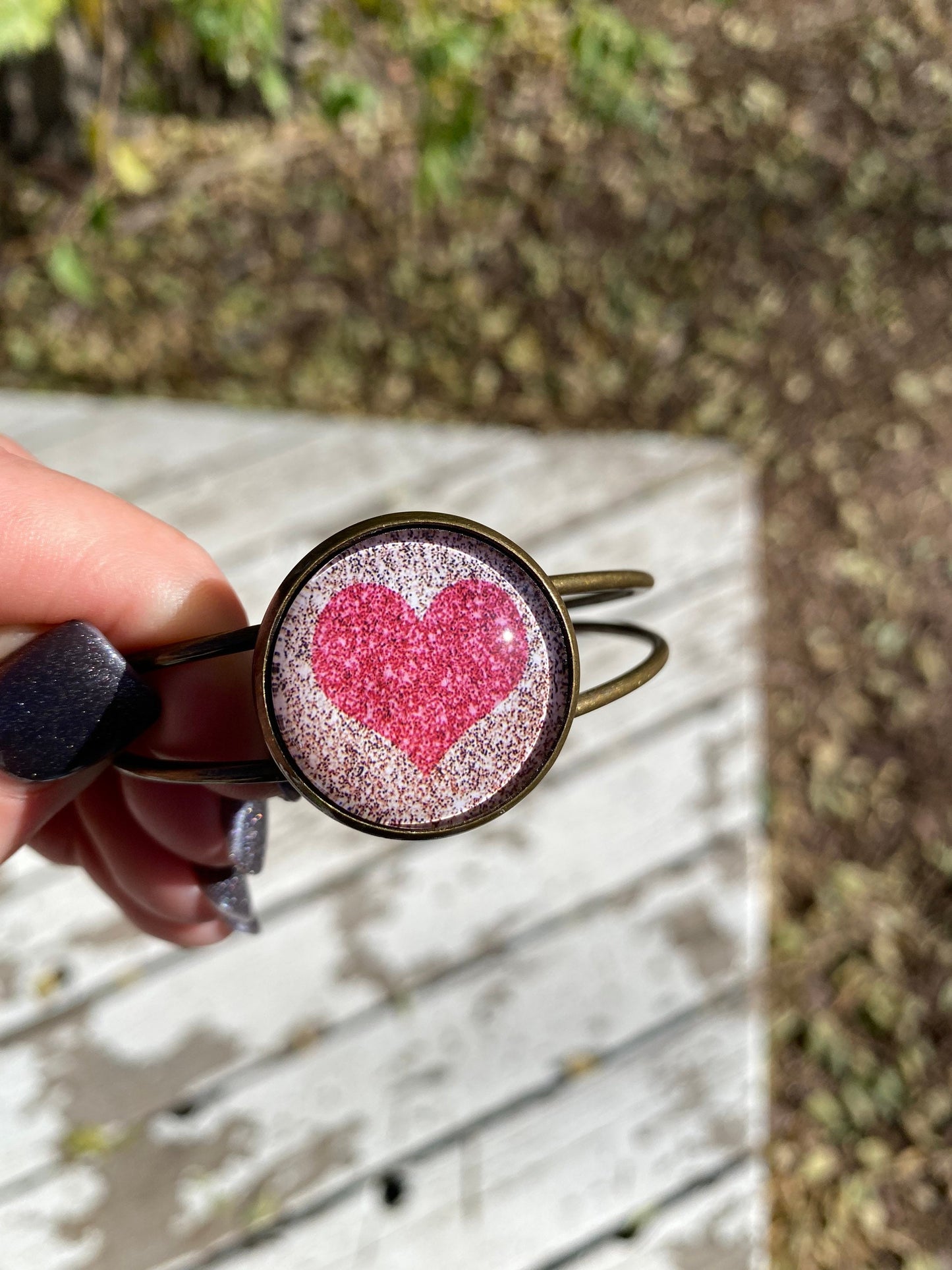 Pink Heart Bracelet and Earrings Set, Small Lever Back Earrings, Heart Bracelet, Heart Jewelry, Best Friend Gift for Her, Teacher Gift