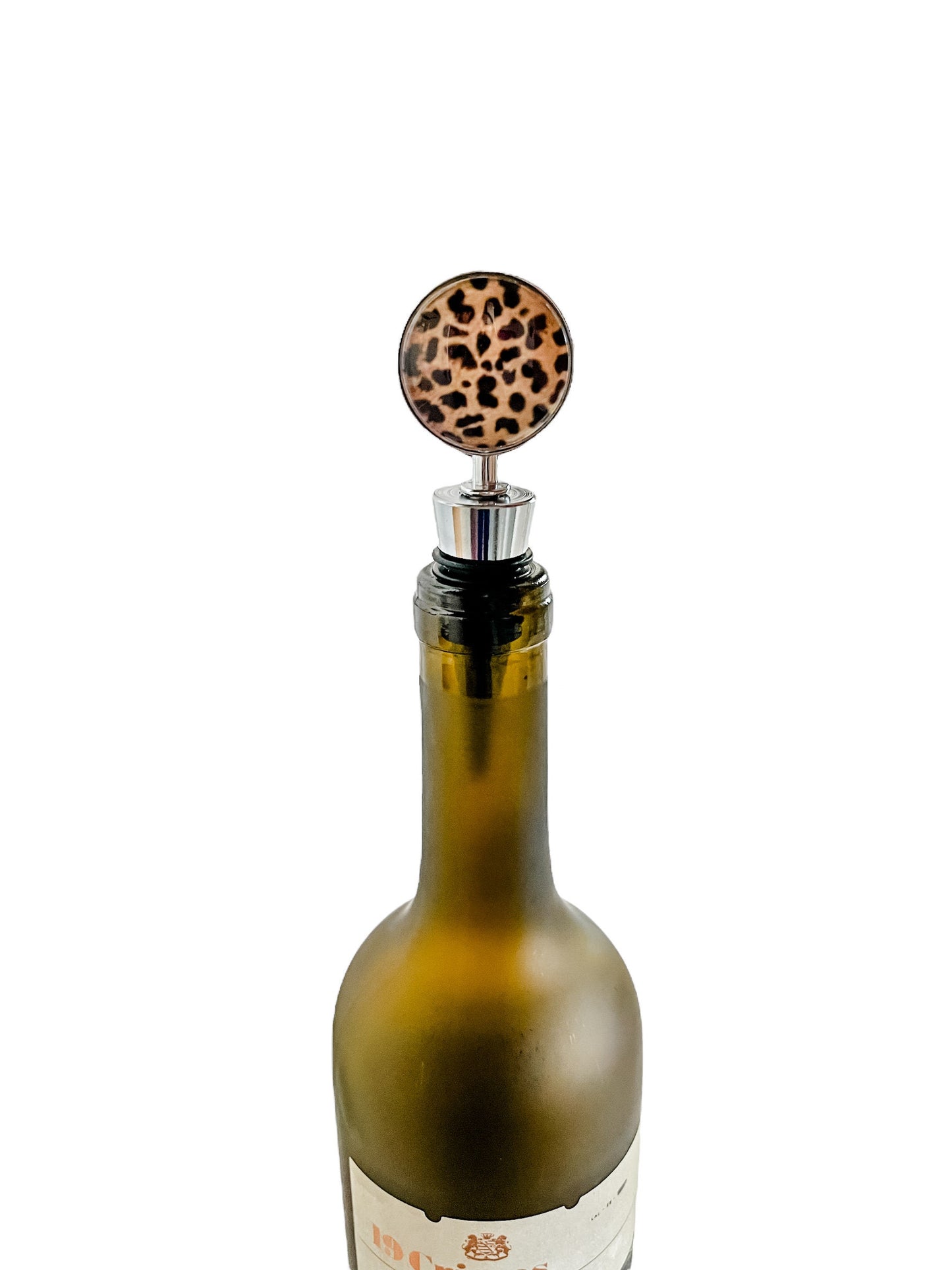 Cheetah Barware Set, Cheetah Hair on Hide Coasters, Cheetah Wine Bottle Stopper, Boss Babe Gift, Gift for Woman Who Has Everything